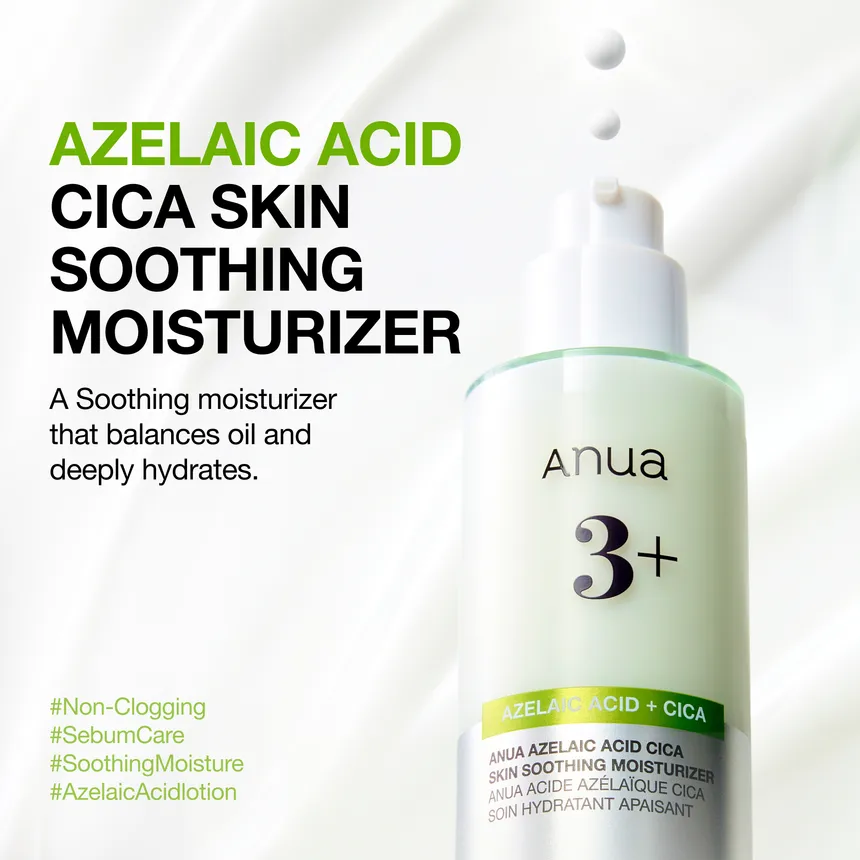 Anua Azelaic Acid Cica Skin Soothing Moisturizer [100ml]